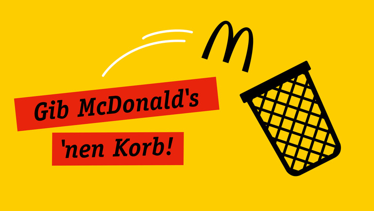 teaser Gib McDonald's nen Korb!