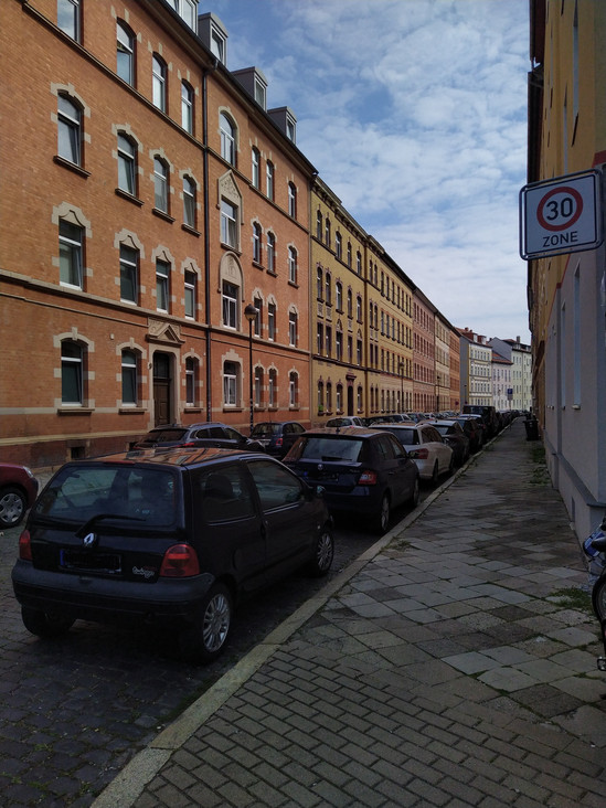 Die Erfurter Gerberstraße. Die Erfurter Gerberstraße.