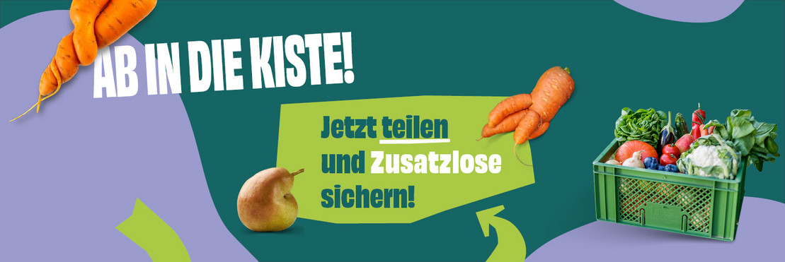 Gewinnspiel Grün Lila Teilnahmebestätigung Gemüse
