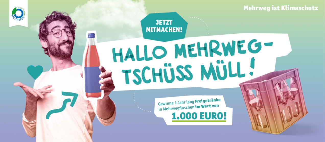 Mach jetzt bei unserem Mehrweg-Gewinnspiel mit