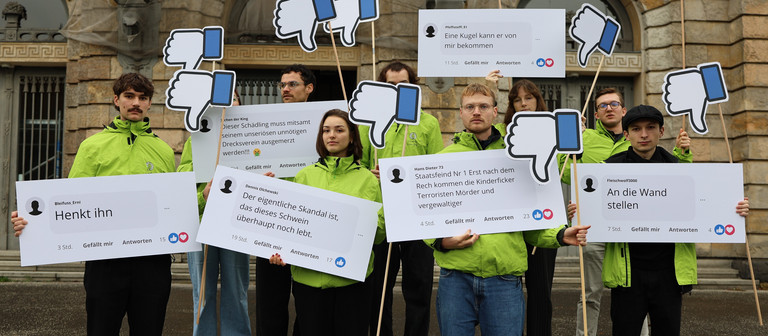 Setze mit uns ein Zeichen gegen Hass! Setze mit uns ein Zeichen gegen Hass!